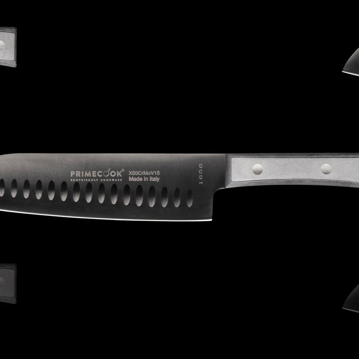 Primecook presenta: il nuovo coltello professionale Santoku Olivato 18 cm