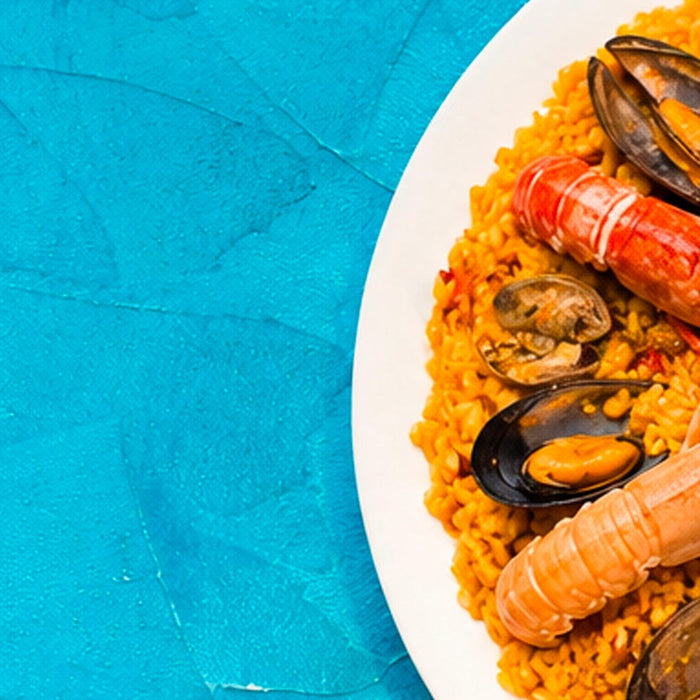 Ricetta estiva: paella di mare in padella