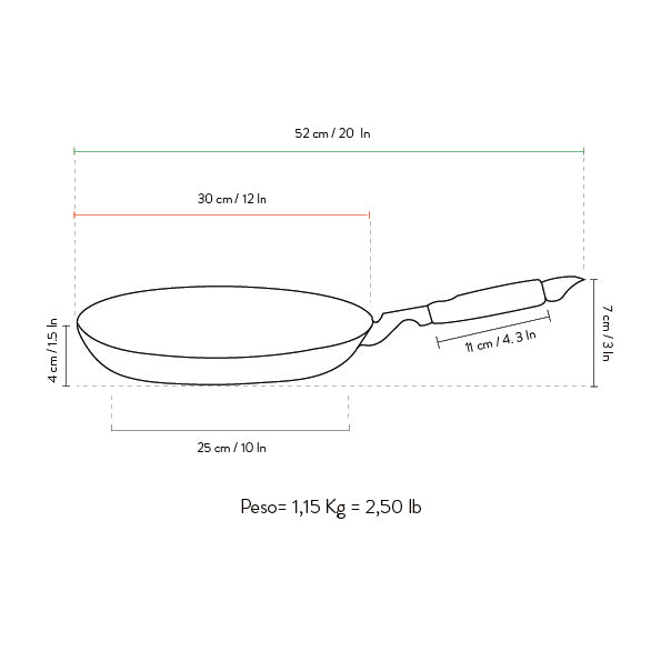 Primecook - Pentole Antiaderenti di Alta Qualità Bistecchiera antiaderente 30 Cm