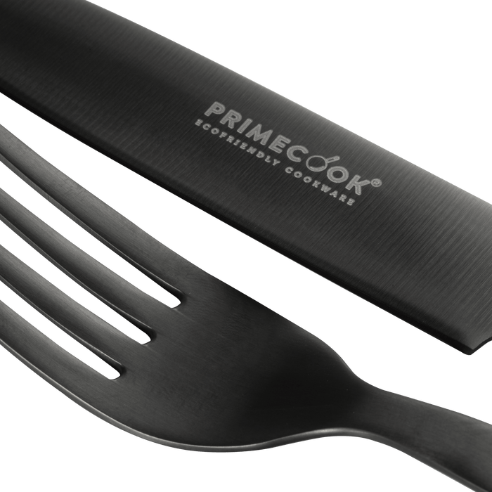 Primecook - Pentole Antiaderenti di Alta Qualità Set forchetta e coltello affilato 13 cm