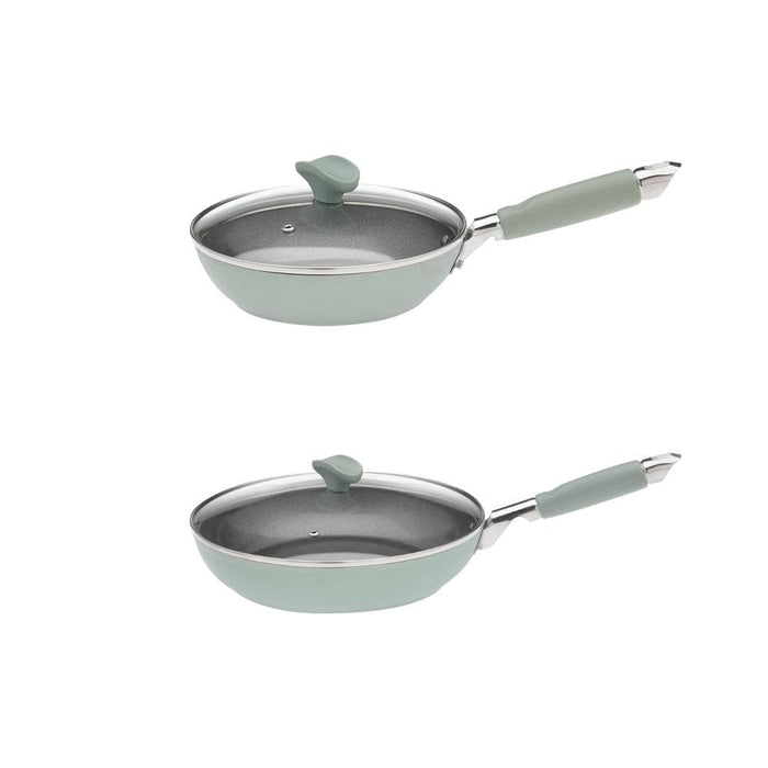 Set Pentole Acciaio Inox Stellar Induction S5C1D – 5 Pezzi (14, 16, 18, 20, 24 Cm) Con Coperchi Filtranti