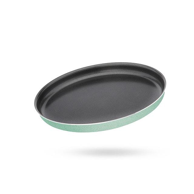 Primecook - Pentole Antiaderenti di Alta Qualità Pizziera / Crostiera Tonda Bassa Diametro 26 cm