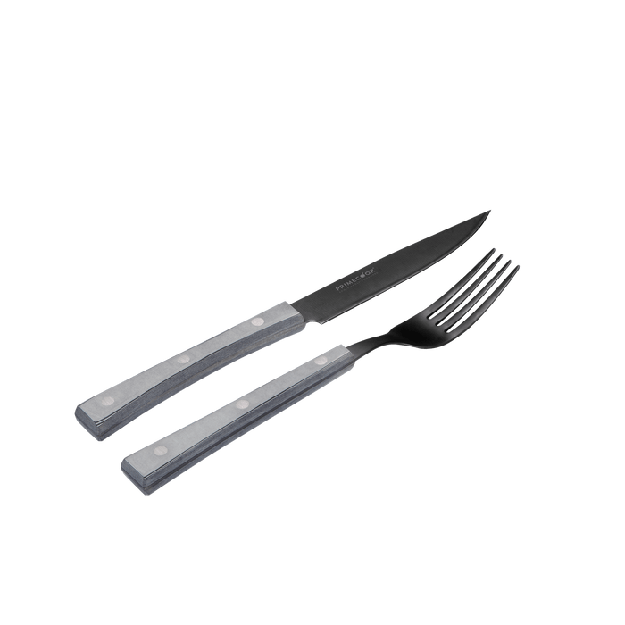 Primecook - Pentole Antiaderenti di Alta Qualità Set forchetta e coltello affilato 13 cm