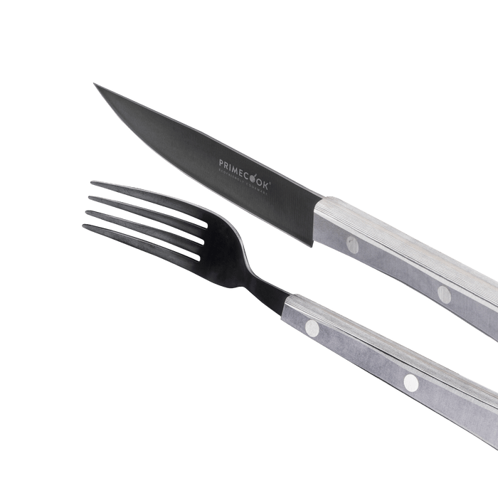 Primecook - Pentole Antiaderenti di Alta Qualità Set forchetta e coltello affilato 13 cm