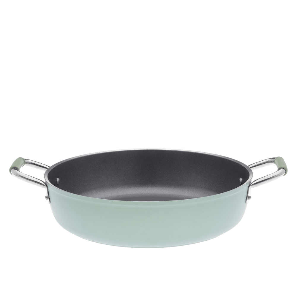 Primecook - Pentole Antiaderenti di Alta Qualità Tegame antiaderente basso 32 cm Personalizzabile