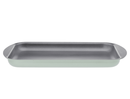 Primecook - Pentole Antiaderenti di Alta Qualità Teglia Antiaderente Rettangolare Bassa 35X27X3 Cm Personalizzabile