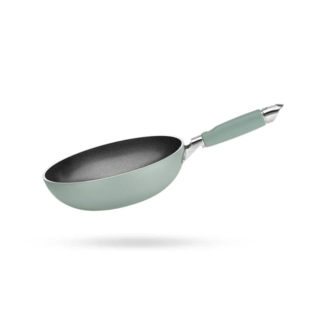 Aro Padella Wok Antiaderente 30 Cm - Rivestimento Xylan A 2 Strati, Manico Ergonomico, Adatta A Tutti I Piani